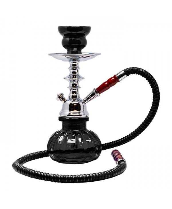 Black Pumpkin 11" Glass Hookah