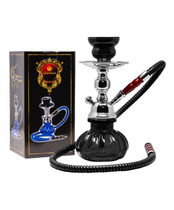 Black Pumpkin 10" Stainless Steel Hookah