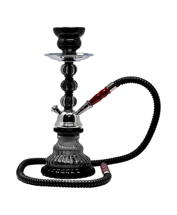 Black Pyramid 12" Glass Hookah