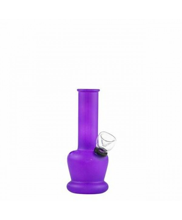 Colored 5" Frosted Glass Bong