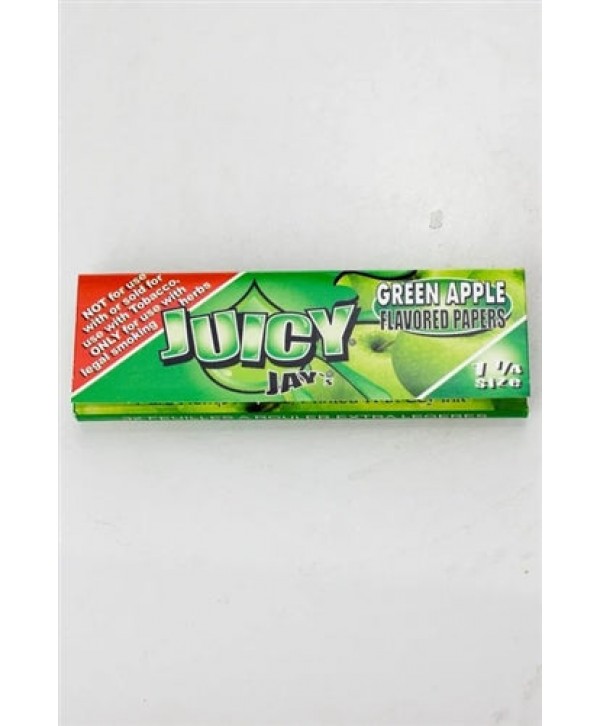 Juicy Jay's 1 1/4 Green Apple flavoured papers