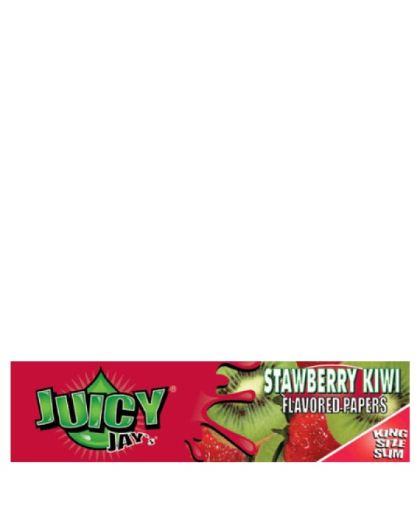 Juicy Jay's King Size Slim Strawberry Kiwi flavoured papers