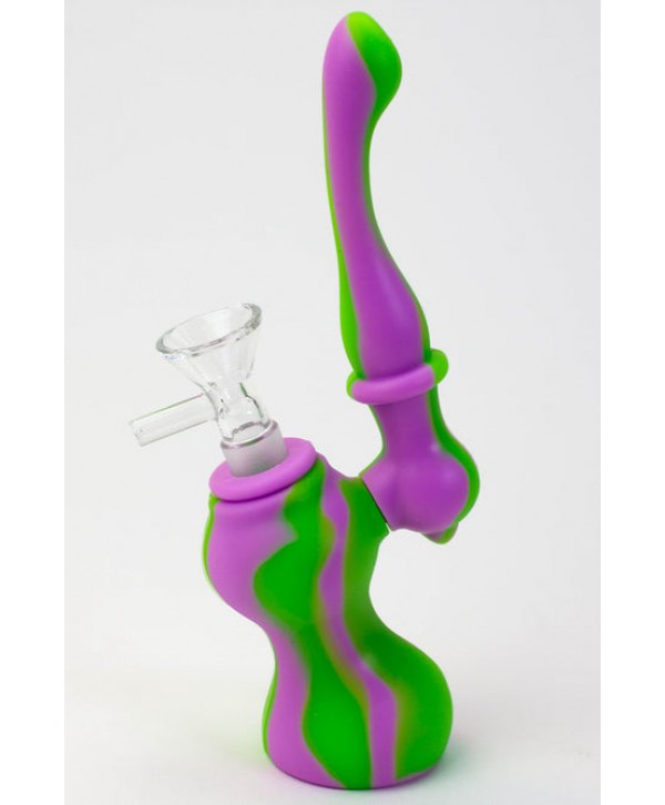 7" Single Chamber Silicone Bubbler