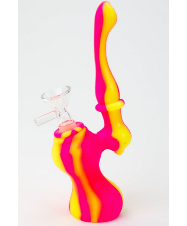 7" Single Chamber Silicone Bubbler