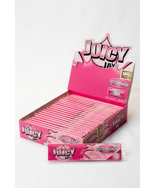 Juicy Jay's King Size Slim Cotton Candy flavoured papers
