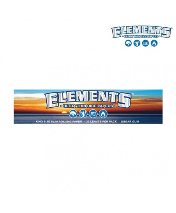 Elements King Size  Rice Rolling Papers
