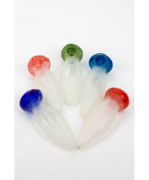 4.5" Frost soft glass hand pipe