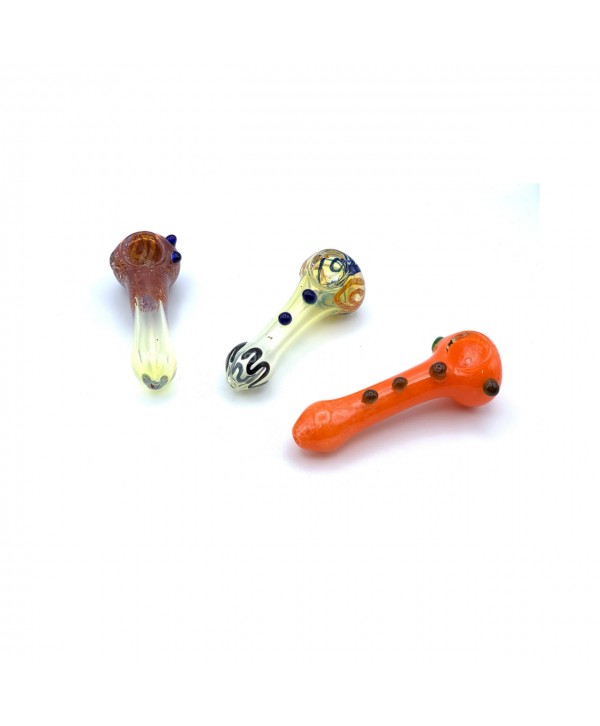 4" Sedimentary Glass Hand Pipe