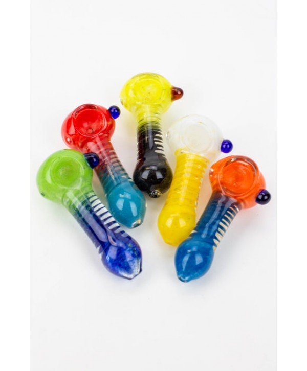 3.5 in. Soft glass hand pipe