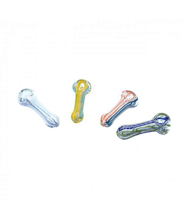 3" Spiral Glass Hand Pipe