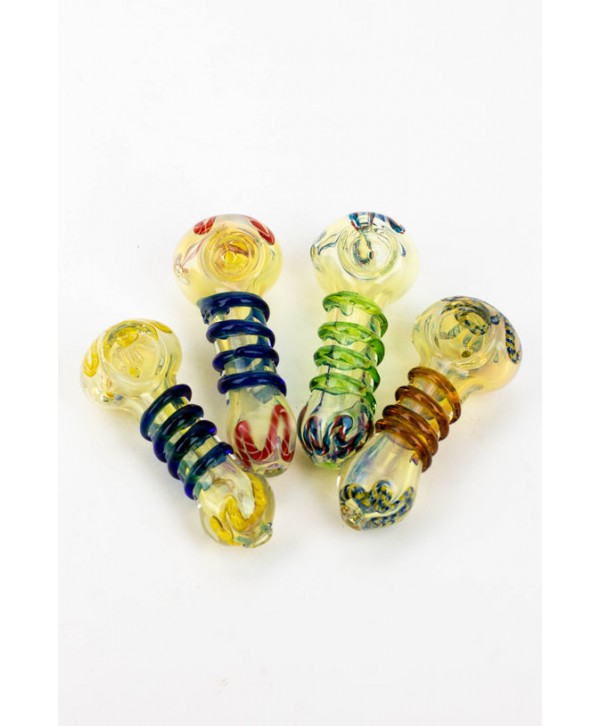 3.5 in. Soft glass hand pipe