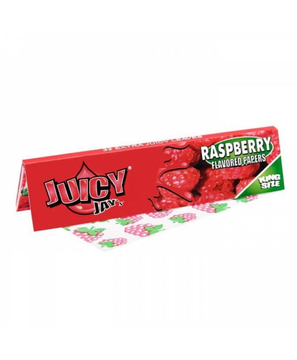 Juicy Jay's King Size Slim Raspberry Flavoured Rolling Papers