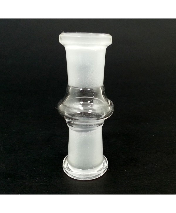 Plain Glass Female Glass Adapter 19mm To 19mm