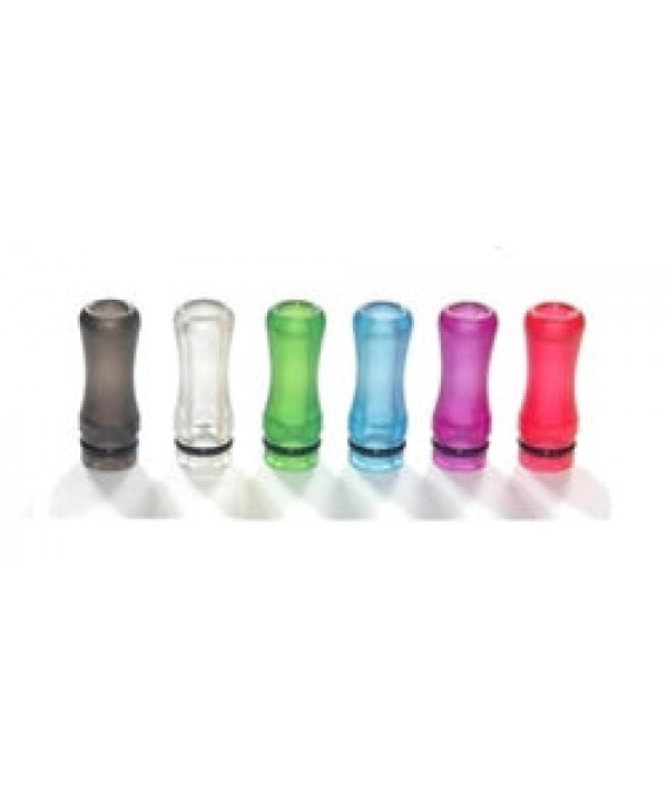 [Clearance] Smoky Clear Delrin Drip Tips