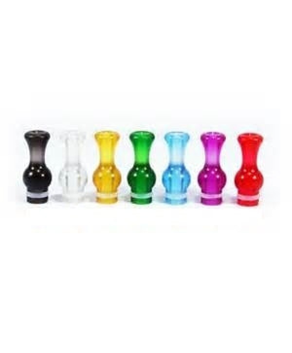 [Clearance] Ming Smoky Clear Delrin Drip Tips