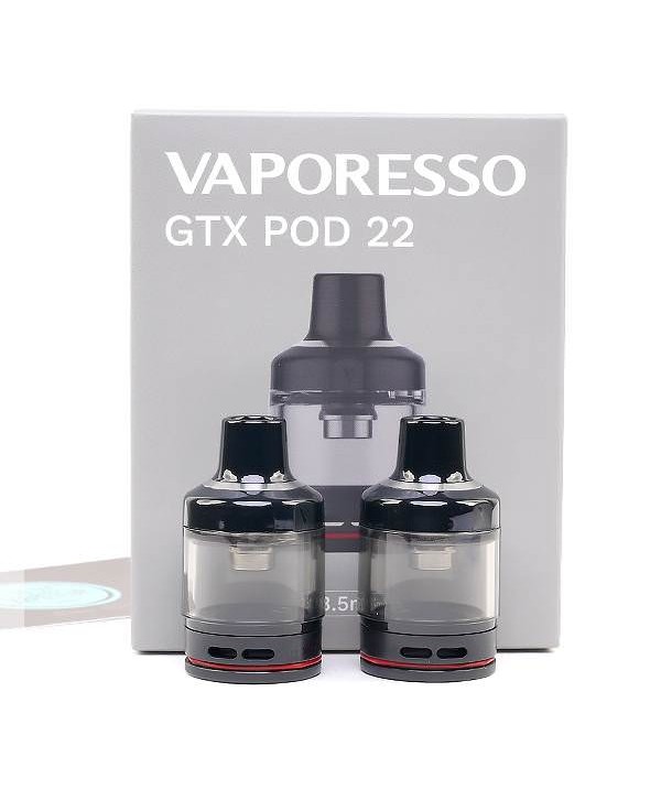 Vaporesso GTX 22 Replacement Empty Pods 3.5ml ( 2 Pack )