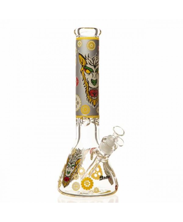 14" 9 mm Wolf Beaker Bong