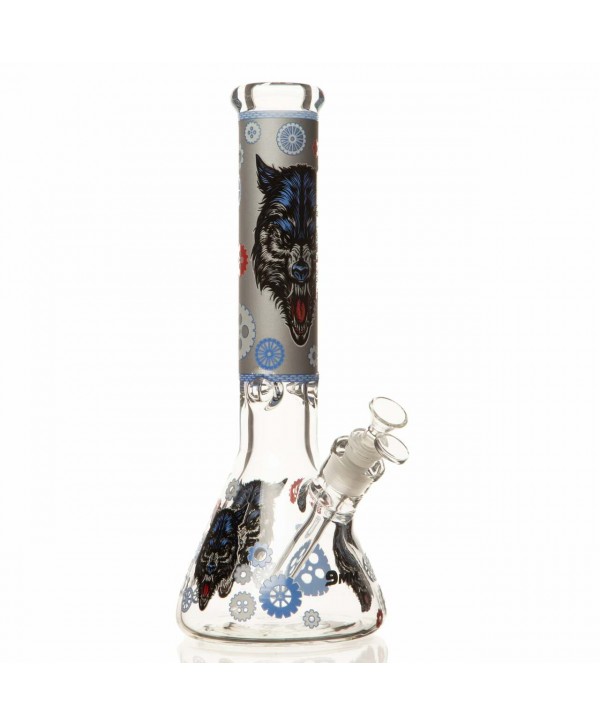 14" 9 mm Wolf Beaker Bong