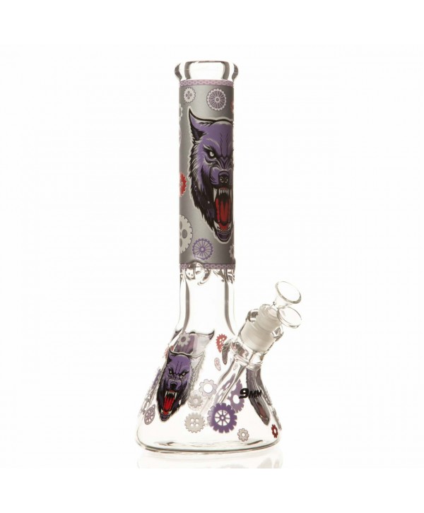 14" 9 mm Wolf Beaker Bong