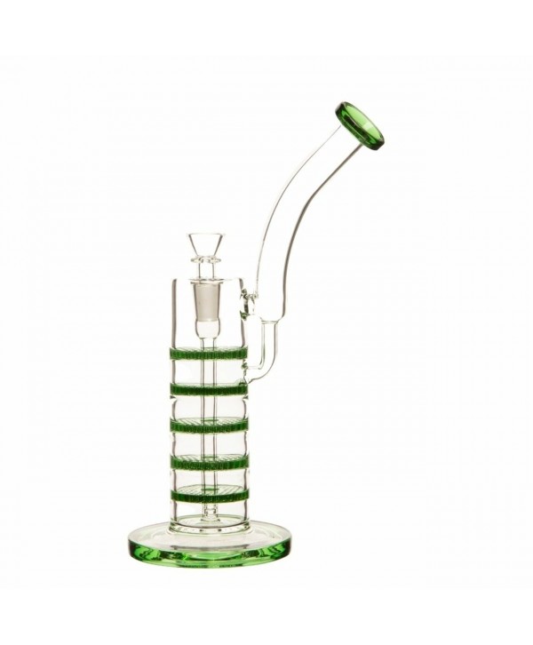 12" Five Layer Honeycomb Percolator Rig