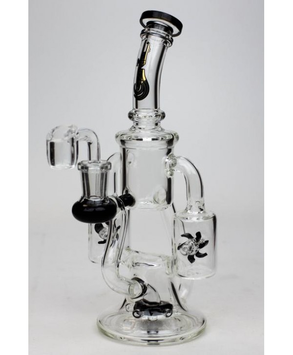 Genie 8.5" Twin Turbine Recycler Dab Rig