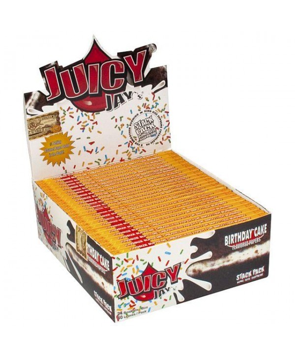 Juicy Jay's King Size Supreme Birthday Cake Flavoured Rolling Papers