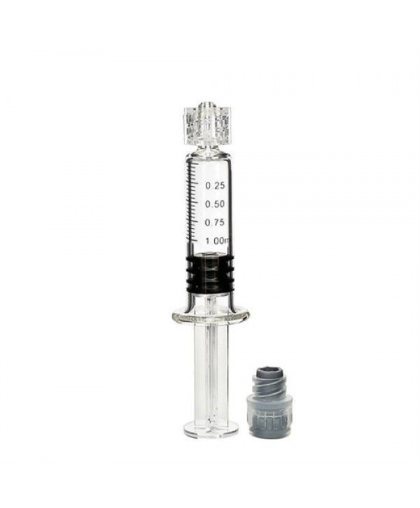 1ml Borosilicate Glass Luer Lock Syringe