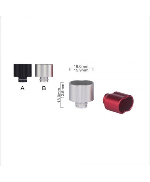 [Clearance] Aluminum Curve 8 Style Drip Tip