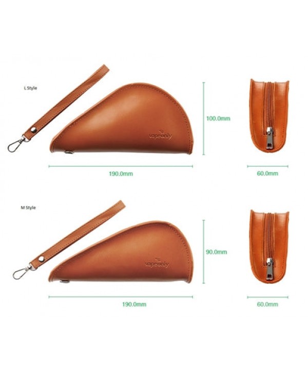 VapeOnly Leather Pipe Storage Bag large