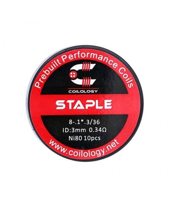 10pcs Coilology Staple Prebuilt Coil 38ga*28ga*8+36ga