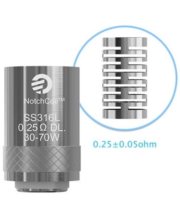 Joyetech Cubis-Cuboid-AIO Notch-Clapton-SS-Ni BF&DL Replacement Coil