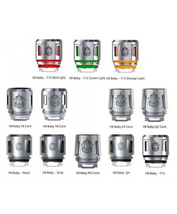 [Clearance] SMOK TFV8 V8 Baby, Big Baby & TFV12 Baby Prince Tank Replacement Coil 5pcs