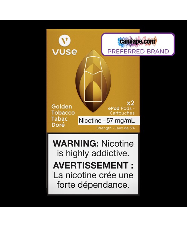 Vuse - Vype Golden Tobacco ePod Replacement Pods