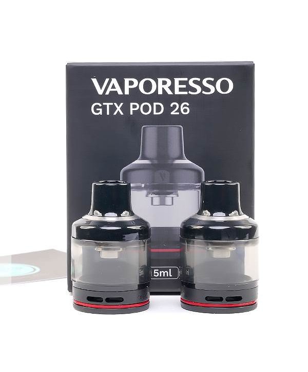 Vaporesso GTX 26 Replacement Empty Pods 5ml ( 2 Pack )