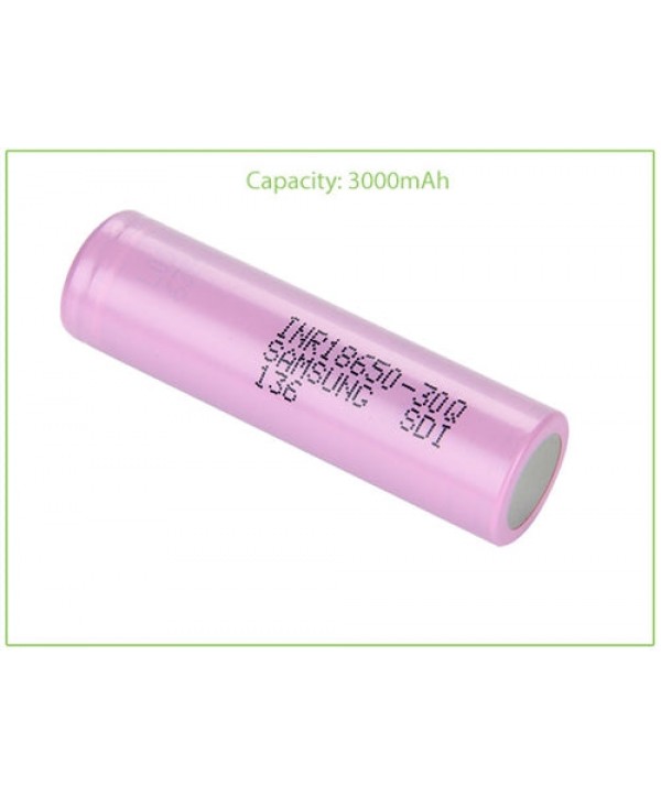 SAMSUNG INR18650-30Q 3000mAh High-drain Battery - 5C, 15A