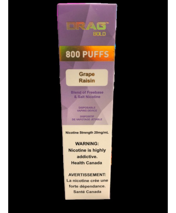 [Clearance] Drag Bold 800 Puffs Prefilled Disposable Vape Device