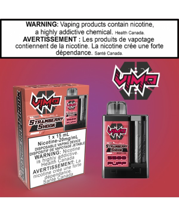 Vimo 5500 USB-C 15ml 500mAh Rechargeable Disposable Vape *4 New Flavours*