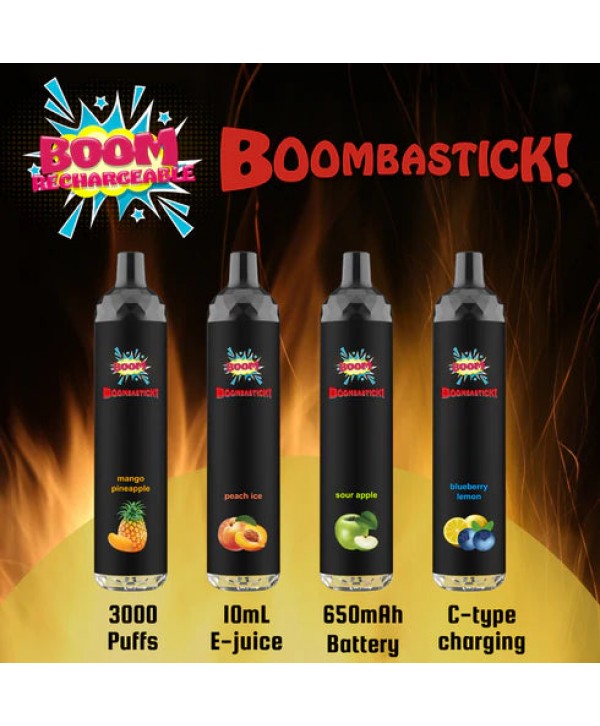 Boom! Boombastick Rechargeable Disposable Vape