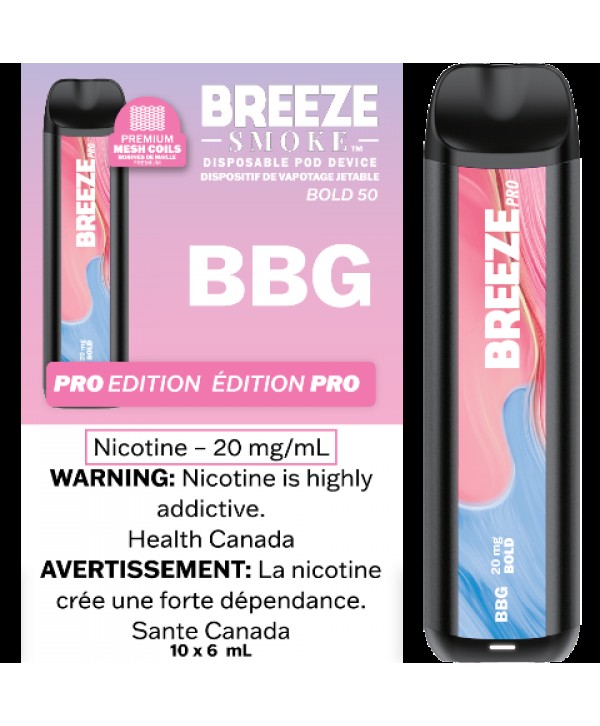 Breeze Pro Disposable Vape Synthetic 50 S50