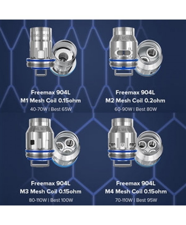 Freemax 904L M Mesh Coil for M Pro 2, Mesh Pro, Fireluke & Fireluke Pro Tank 3pcs