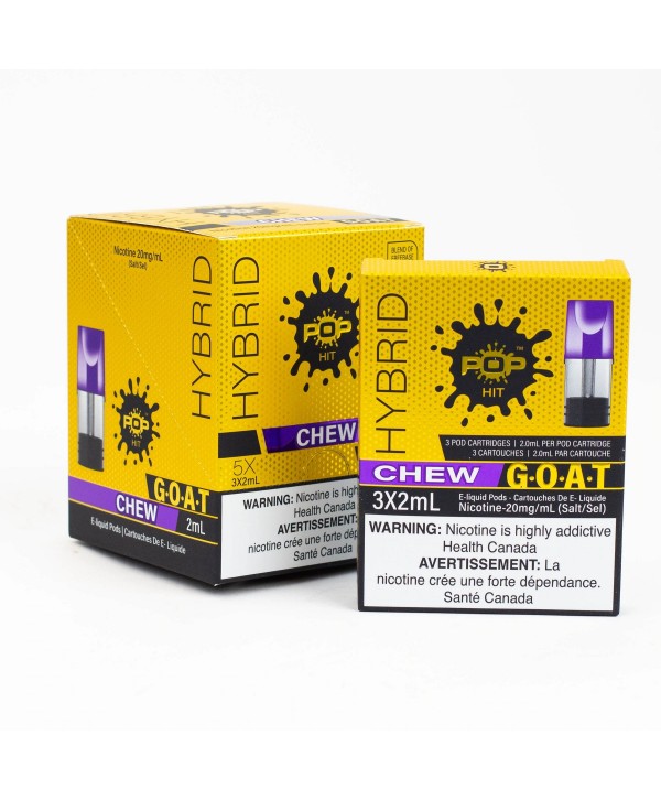 Pop Hit Vapor HYBRID G.O.A.T STLTH GOAT Compatible Pods