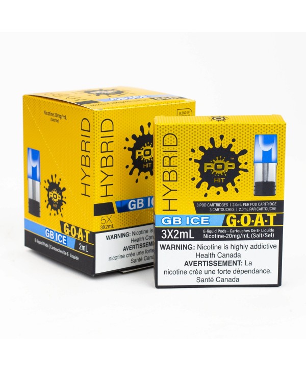 Pop Hit Vapor HYBRID G.O.A.T STLTH GOAT Compatible Pods