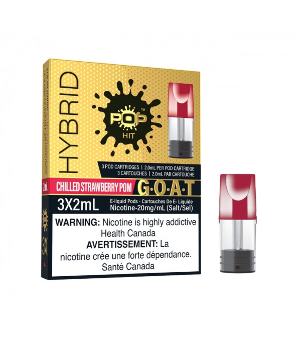 Pop Hit Vapor HYBRID G.O.A.T STLTH GOAT Compatible Pods