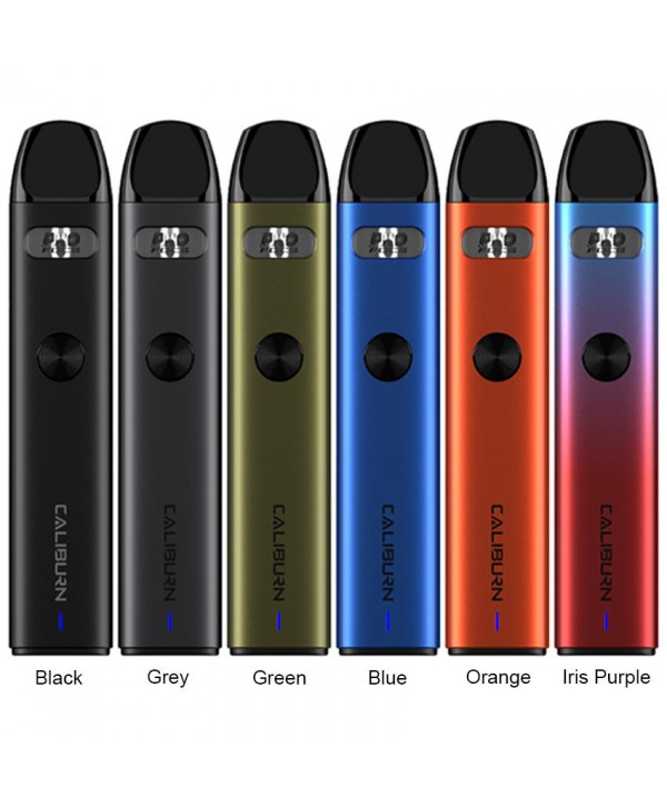 Uwell Caliburn A2 Pod System Kit 15W 0.9ohm 520mAh 1.8ml