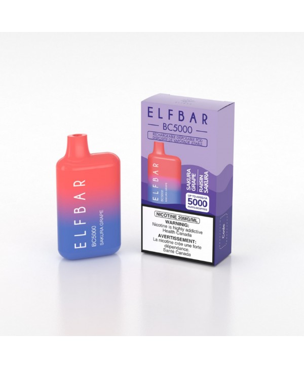 ELF Bar Rechargeable Disposable Vape BC5000 Puff Elfbar